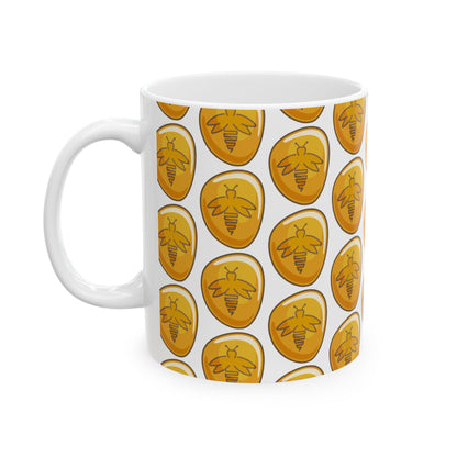Amber Bug Multi Mug, White