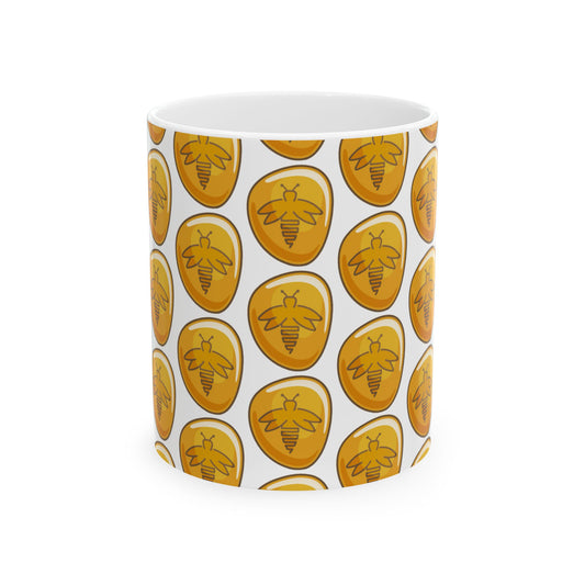 Amber Bug Multi Mug, White