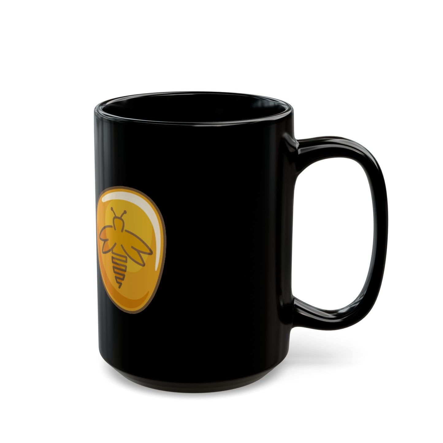 Amber Bug Mug, Black