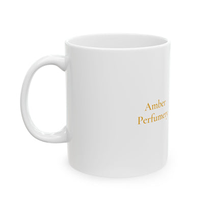 Amber Bug Mug, White