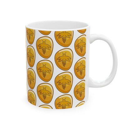 Amber Bug Multi Mug, White