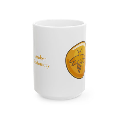 Amber Bug Mug, White